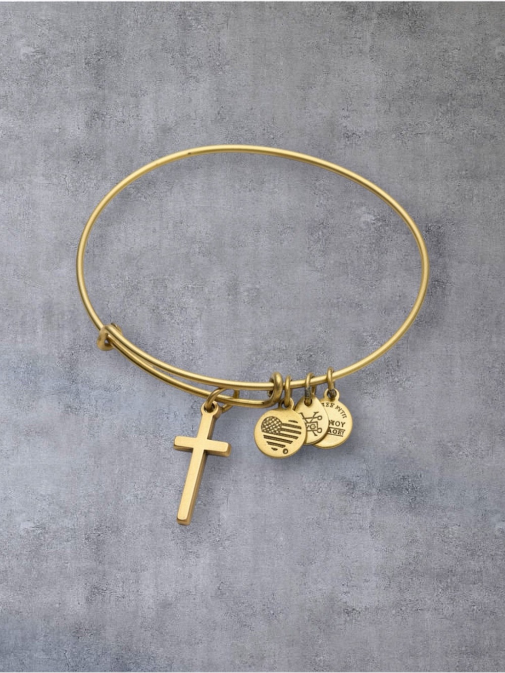 Alex and Ani Cross Bangle Bracelet